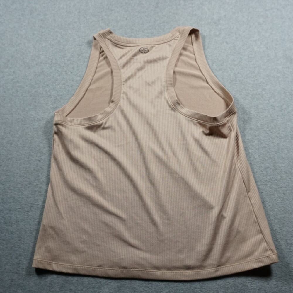 Calia Ribbed Workout Tank Champagne Pink Racerback XL - Picture 4 of 5